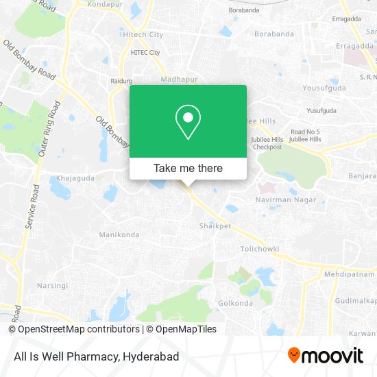 All Is Well Pharmacy map