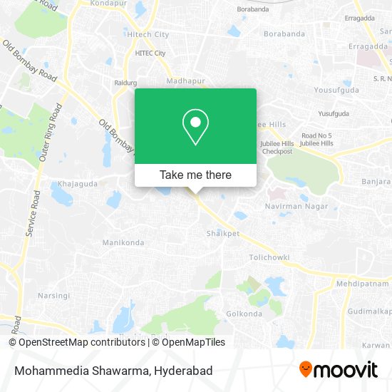 Mohammedia Shawarma map