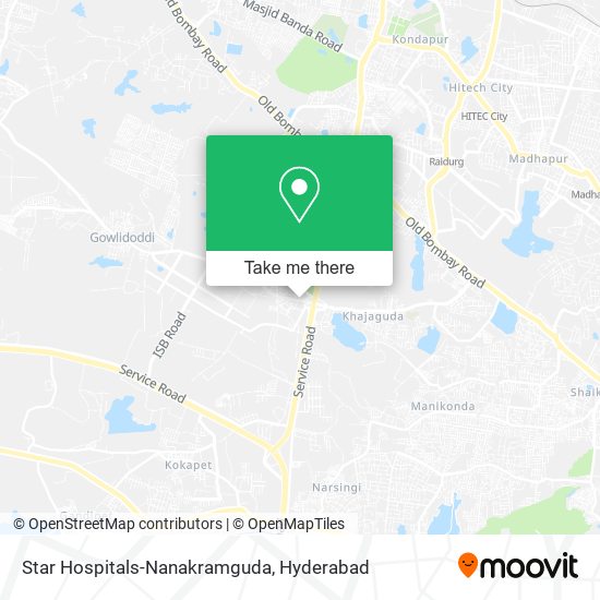 Star Hospitals-Nanakramguda map