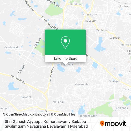 Shri Ganesh Ayyappa Kumaraswamy Saibaba Sivalimgam Navagraha Devalayam map