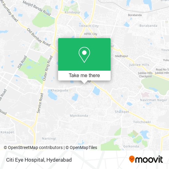 Citi Eye Hospital map