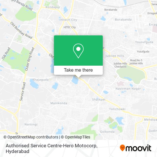 Authorised Service Centre-Hero Motocorp map