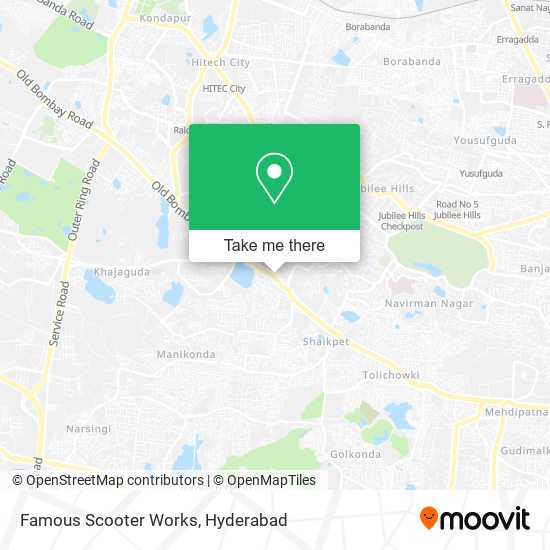 Famous Scooter Works map