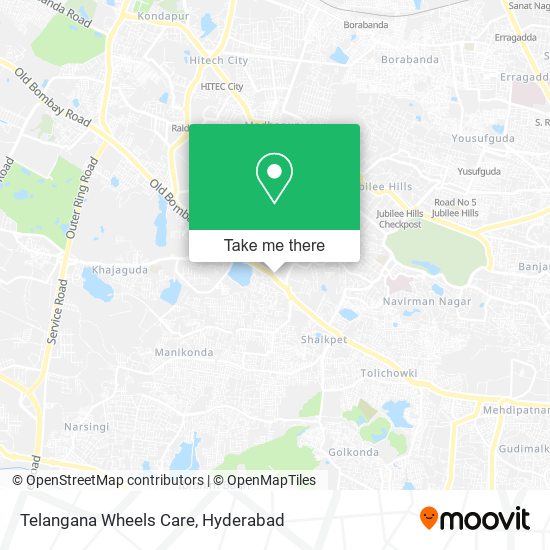 Telangana Wheels Care map