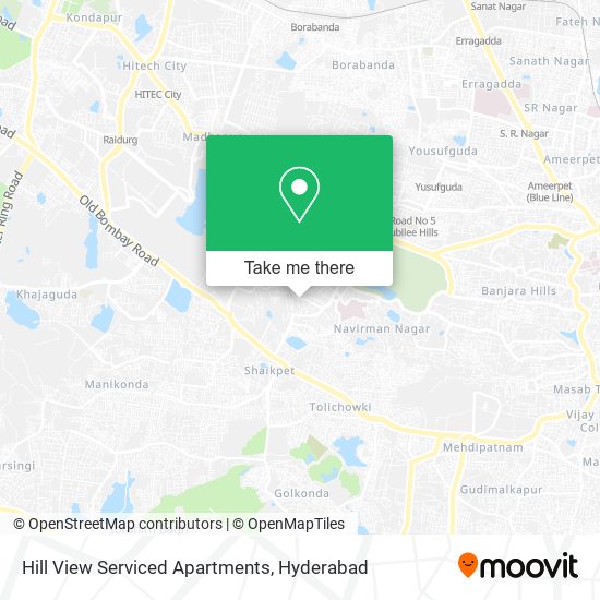 Hill View Serviced Apartments map