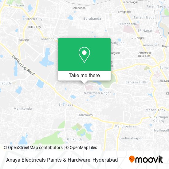 Anaya Electricals Paints & Hardware map