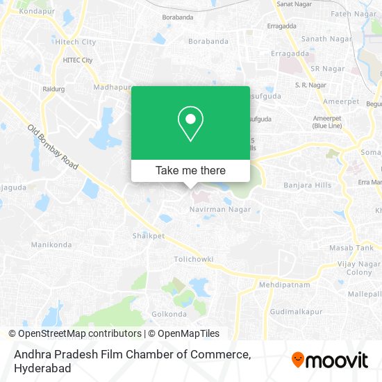 Andhra Pradesh Film Chamber of Commerce map