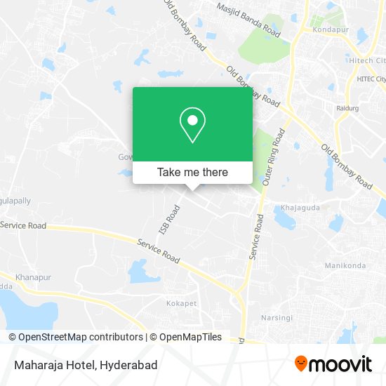 Maharaja Hotel map