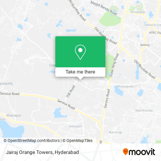 Jairaj Orange Towers map