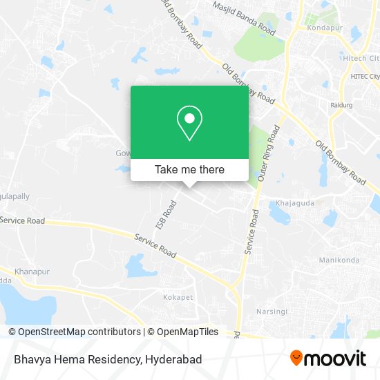 Bhavya Hema Residency map