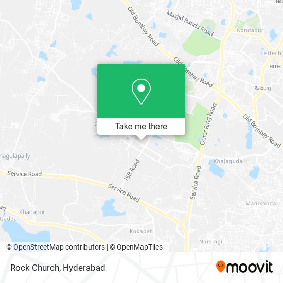 Rock Church map