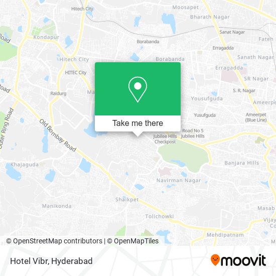 Hotel Vibr map