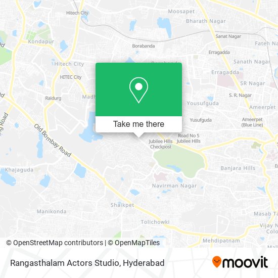 Rangasthalam Actors Studio map