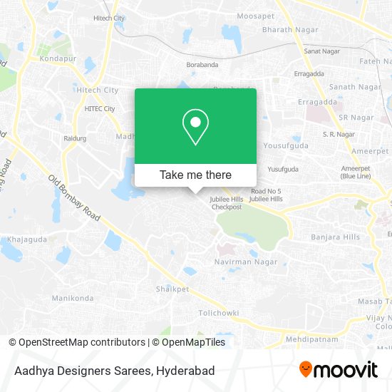 Aadhya Designers Sarees map