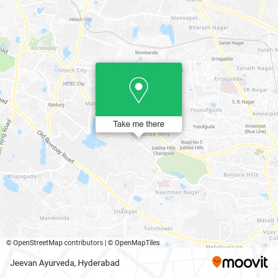 Jeevan Ayurveda map