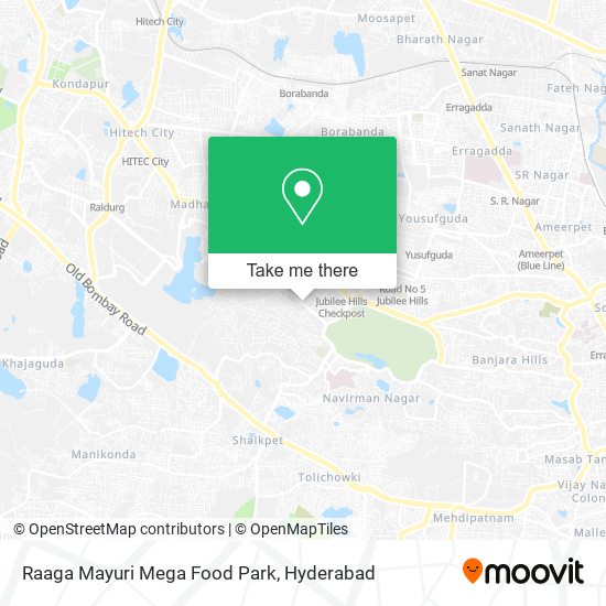 Raaga Mayuri Mega Food Park map