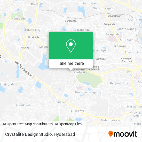 Crystalite Design Studio map