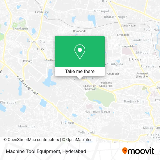 Machine Tool Equipment map