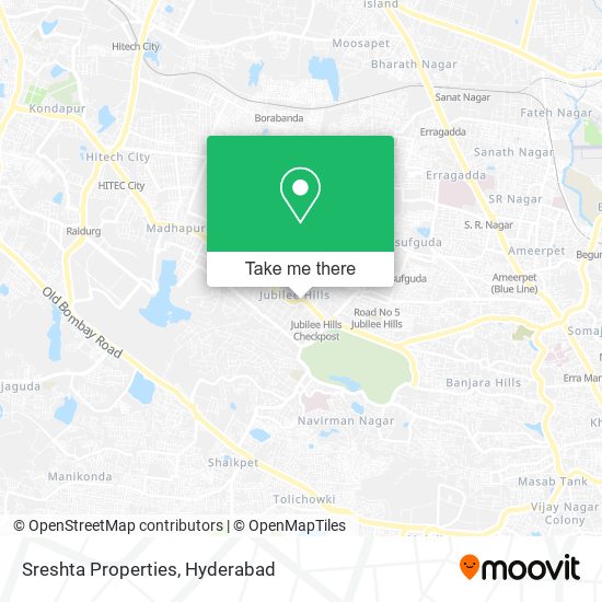 Sreshta Properties map