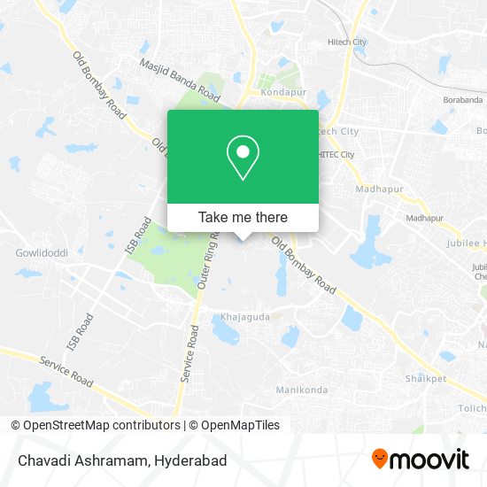 Chavadi Ashramam map