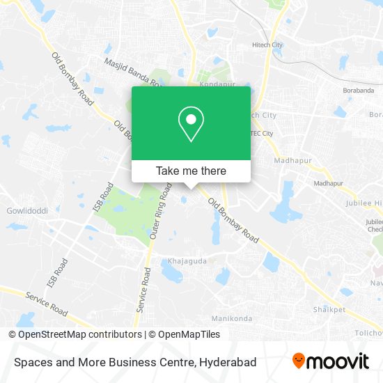 Spaces and More Business Centre map