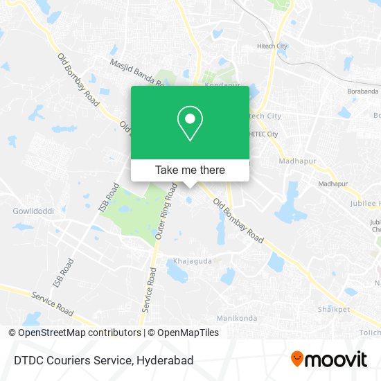 DTDC Couriers Service map