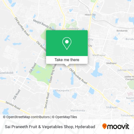 Sai Praneeth Fruit & Vegetables Shop map
