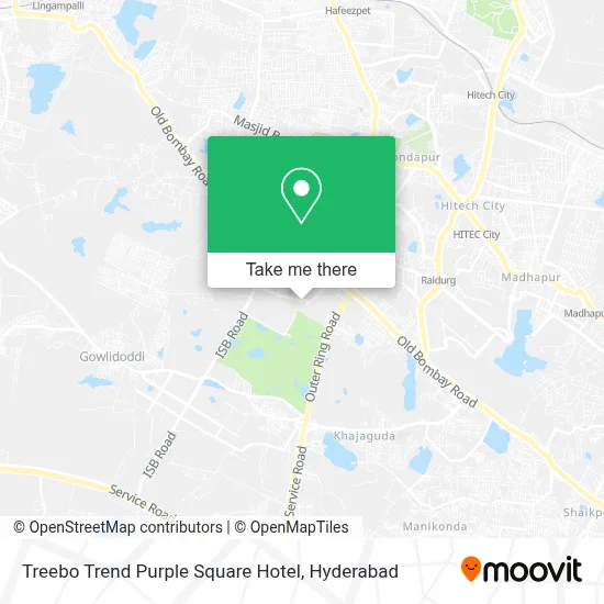 Treebo Trend Purple Square Hotel map