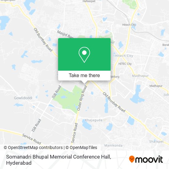 Somanadri Bhupal Memorial Conference Hall map