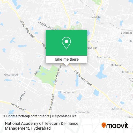 National Academy of Telecom & Finance Management map