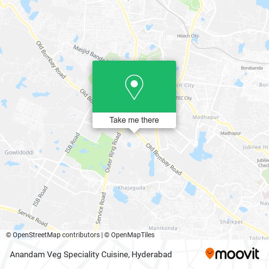 Anandam Veg Speciality Cuisine map