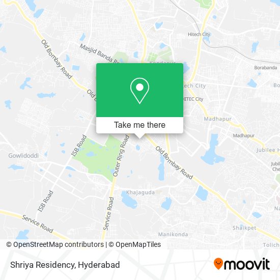 Shriya Residency map