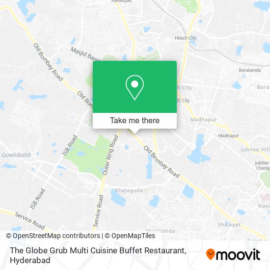 The Globe Grub Multi Cuisine Buffet Restaurant map