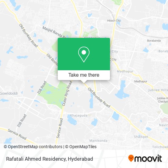 Rafatali Ahmed Residency map