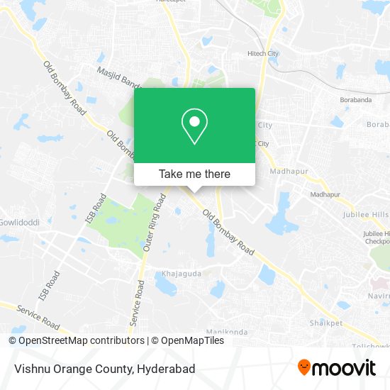 Vishnu Orange County map