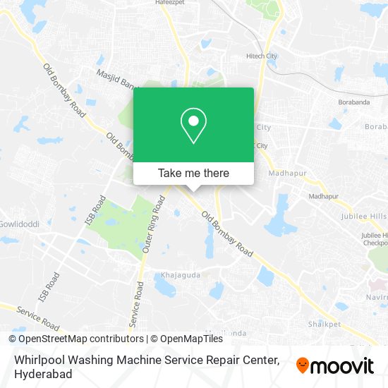 Whirlpool Washing Machine Service Repair Center map