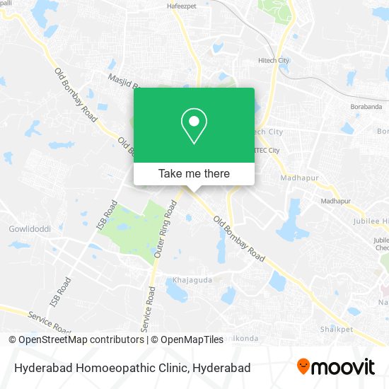 Hyderabad Homoeopathic Clinic map