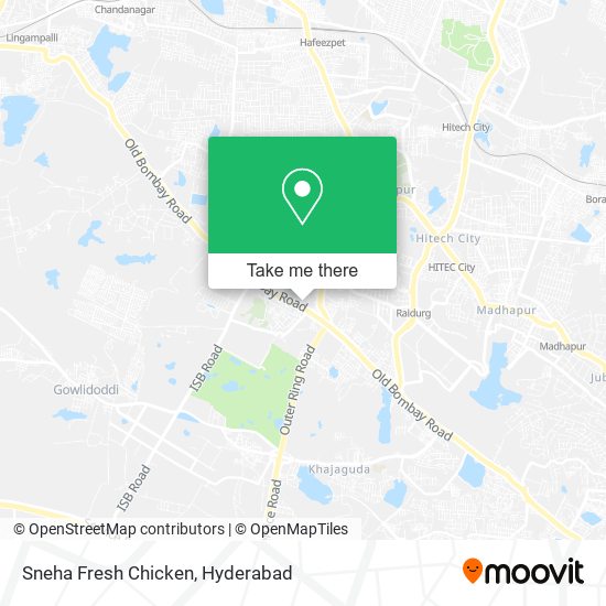 Sneha Fresh Chicken map