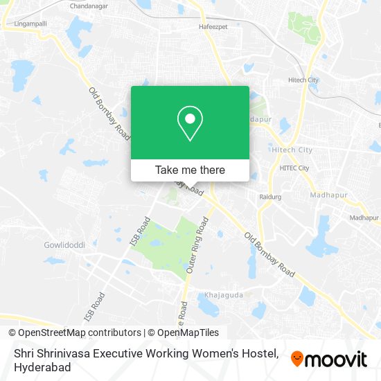Shri Shrinivasa Executive Working Women's Hostel map