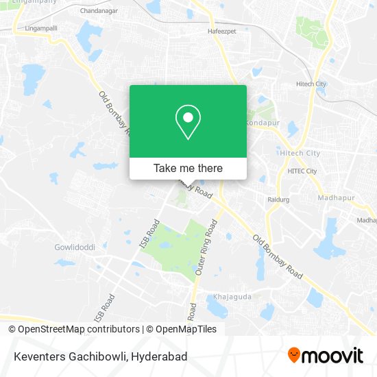 Keventers Gachibowli map