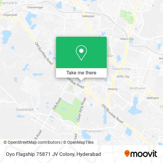 Oyo Flagship 75871 JV Colony map