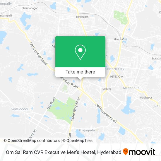 Om Sai Ram CVR Executive Men's Hostel map