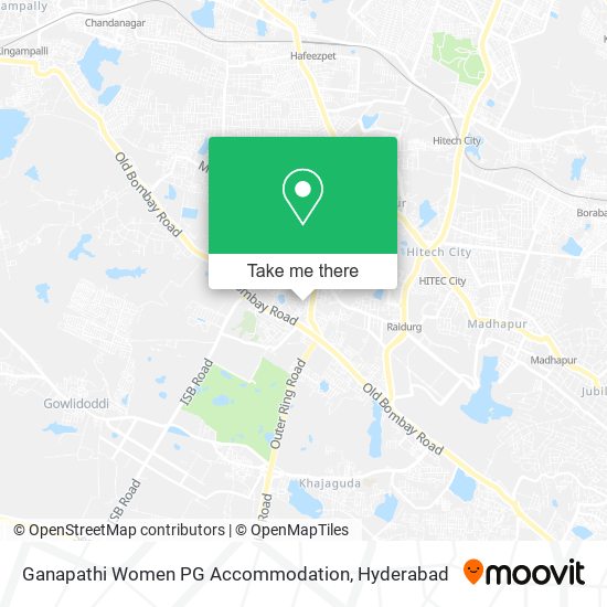 Ganapathi Women PG Accommodation map