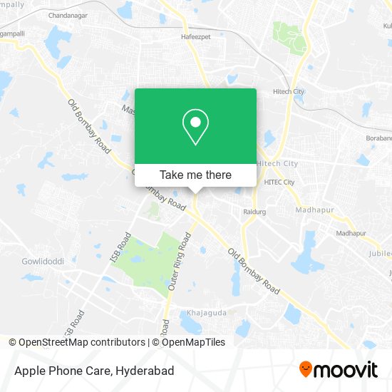 Apple Phone Care map