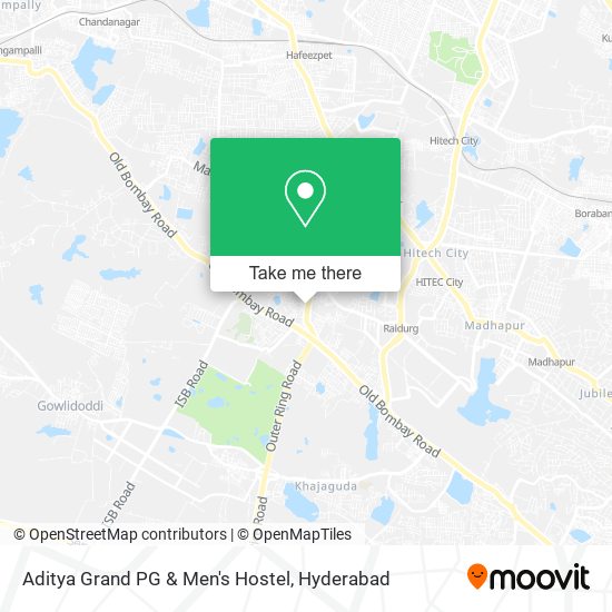 Aditya Grand PG & Men's Hostel map