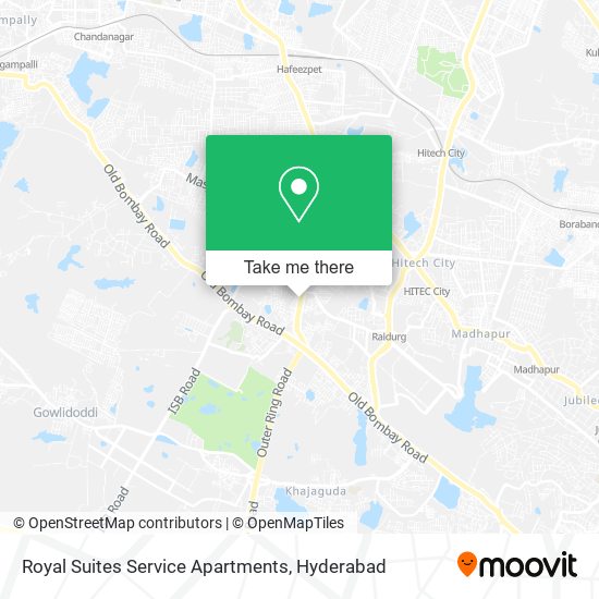 Royal Suites Service Apartments map