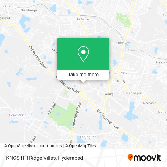 KNCS Hill Ridge Villas map