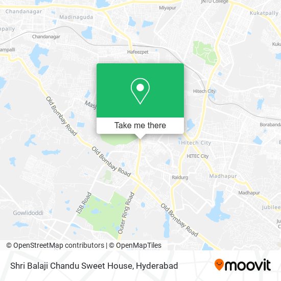 Shri Balaji Chandu Sweet House map