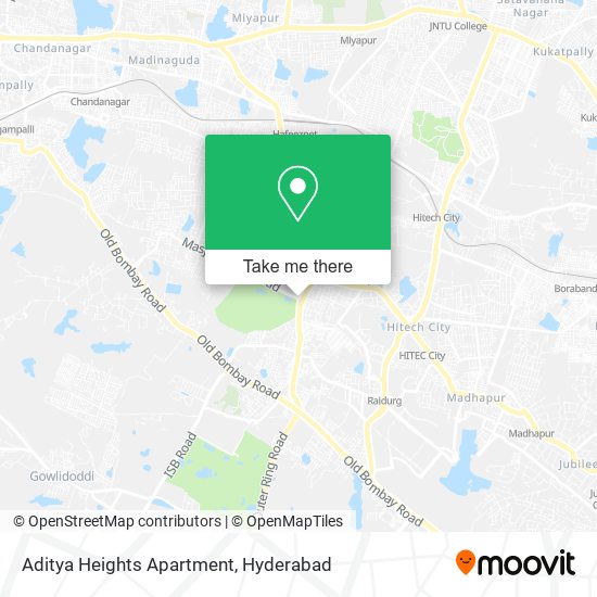 Aditya Heights Apartment map