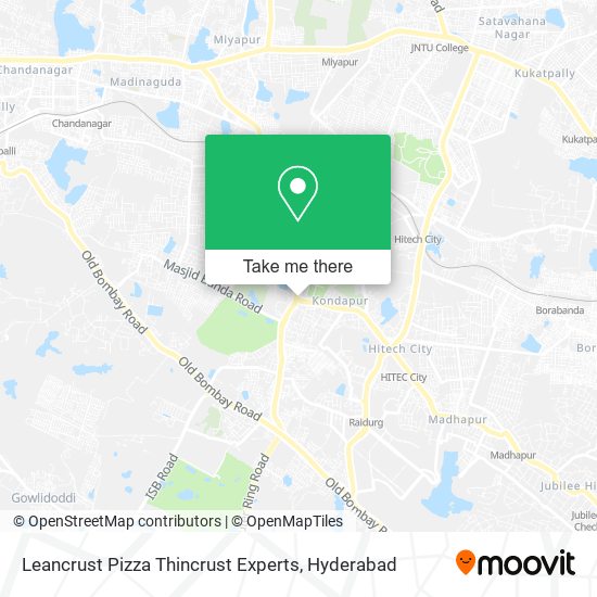 Leancrust Pizza Thincrust Experts map